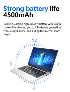 Computadora Portátil de Fábrica OEM, Nueva, Intel N4000, 14 Pulgadas, 6GB RAM, 128GB/256GB/512GB SSD - Product Image 3