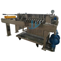Petite taille Type manuel filtre presse manuel Pollen filtre fabrication Machine moteur nouveau produit 2024 fourni plaque de chambre