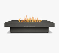 Table en béton d'extérieur personnalisée, résistante aux intempéries, idéale pour jardin, patio, villa, restaurant, complexe hôtelier