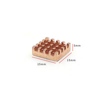Dissipateur thermique en cuivre pur pour Raspberry Pi 4B / 3B, dissipateur thermique en cuivre pour puce CPU, mémoire MOS