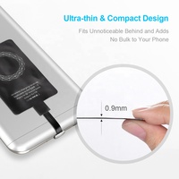 Chargeur sans fil portable de type C de haute qualité, adaptateur de carte réceptrice, chargeur rapide pour smartphone, compatible avec iPhone et Samsung
