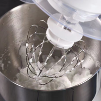 Robot culinaire compact automatique en acier inoxydable pour pétrir, mélanger, fouetter, hacher la viande et extraire le jus, idéal pour la cuisine domestique
