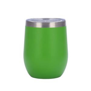 Vaso de Vino con Tapa y Diseño Exterior Antideslizante con Recubrimiento en Polvo, 350 ml, Juego de Regalo para Bodas, Playa, Camping, Senderismo, ASM09 - Product Image 1