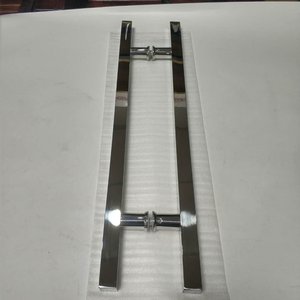 Tiradores de <span class=keywords><strong>puerta</strong></span> de vidrio de acero inoxidable de lujo modernos de la marca - Product Image 5