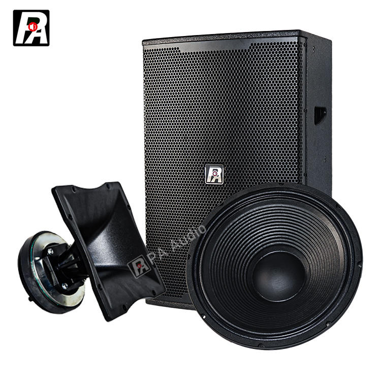 Professional High Bass Speaker Big Power 1000W DJ Multi-function Speaker  System RGF-15