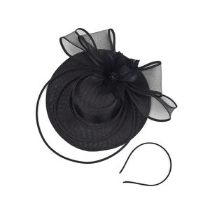 Tocados de novia Premium de lujo, sombreros de boda para mujer, sombreros de Iglesia Derby Sinamay únicos de alta calidad para fiestas, pesca informal - Product Image 5