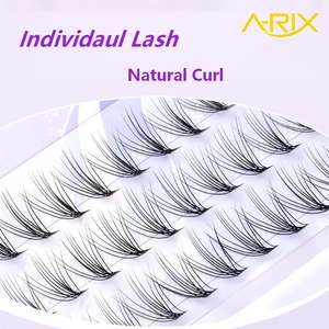 A-RIX Wholesale PBT Fiber Individual Cluster <b>Eyelash</b>-Customizable Length (8-14mm) Professional High Grade Black Cotton Band - Product Image 6