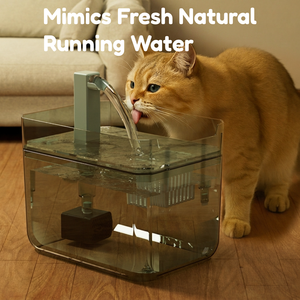Bebedero para Mascotas Transparente de 1.6L, Fuente de Agua Automática con Circulación Continua para Perros y Gatos, Dispensador de Agua para Mascotas de Interior - Product Image 2