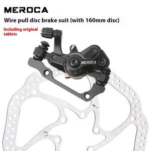 Plaquettes d'étrier de vélo de montagne en aluminium durable Meroca frein à disque avant arrière pliable pour frein de vélo de qualité de véhicule électrique - Product Image 3