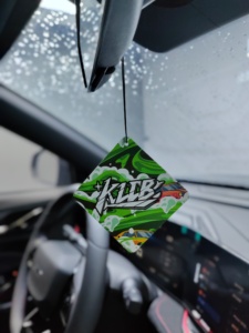 Tablette parfumée suspendue pour voiture KLCB Enlever les odeurs de voiture Parfum longue durée Tablette de désodorisant pour voiture - Product Image 4