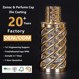 ฝาปิดน้ำหอมซาแมคทรงเรขาคณิตสีทองออกแบบได้ตามต้องการฝาขวดน้ำหอมระดับไฮเอนด์ - Product Image 1