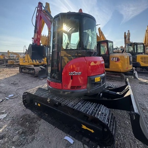Mini-excavatrice Yanmar ViO55 d'occasion, prête à l'emploi, 5 tonnes, compacte, pour travaux d'aménagement paysager municipal. - Product Image 1