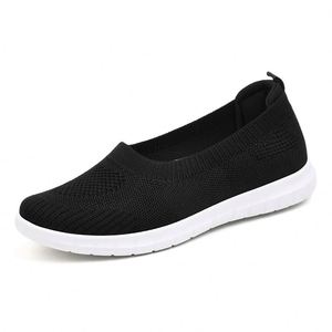 Zapatos Casuales Tejidos a la Moda con Suela Plana Antideslizante para Caminar, para Mujer, Disponibles en Stock - Product Image 3