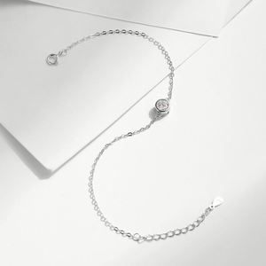 Bracelets à breloques en argent 925 plaqué rhodium et zircon, livraison rapide pour boutiques de bijoux, promotion de l'été - Product Image 3