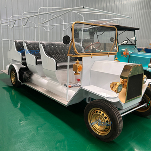 Voiture électrique vintage en acier, véhicule de tourisme classique, transport spécial des passagers - Product Image 2