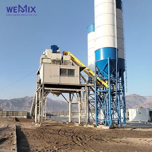 HZS120 m3 Centrale à béton Matériel de construction Chine Centrale à béton stationnaire prête à l'emploi Prix de la ligne de production - Product Image 1