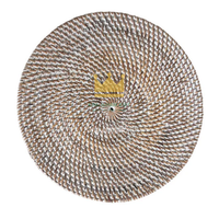<strong>Best</strong> <strong>Selling</strong> <strong>Charger</strong> Placemat Natural Handmade Woven <strong>Rattan</strong> <strong>Charger</strong> <strong>Plate</strong> for Wedding Decor Family Dinner
