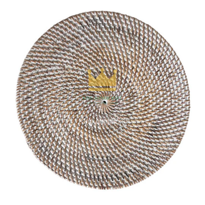 Meilleures ventes : Sous-plat en rotin tressé naturel fait main pour décoration de mariage et dîner familial - Product Image 1