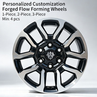 Jantes FLowtone durables de 17 et 18 pouces 6X139.7 pour SUV 4x4, voitures de sport, voitures Hilux, voitures particulières, fabrication chinoise
