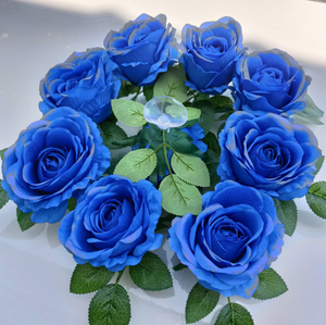 Cintas de flores de seda <span class=keywords><strong>para</strong></span> decoración de coche, rosas artificiales <span class=keywords><strong>para</strong></span> boda - Product Image 5