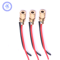 Module Laser à point rouge, format Compact 5mW 3v 5v, 650nm, Mini Laser 6mm, mise au point fixe