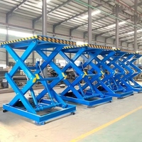 Plateforme élévatrice à ciseaux hydraulique fixe, table de levage de matériaux lourds pour entrepôt et atelier