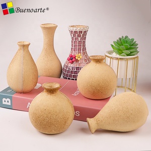Buenoarte Pot à pinceaux moderne, vase, base en bois, pour la création de mosaïque en verre DIY et la décoration de la pièce, jouet éducatif - Product Image 6