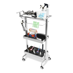 Professional Beauty Trolley with Lockable Drawers &amp; Wheels Ideal for Mobile Salons, Home Use, and Traveling Hair Stylists - Product Image 2