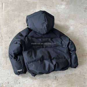Custom High Quality Men Oversized Winter Thick Puffer <b>Jackets</b> Wadded Bubble Coats Hood Duck Puffer Down <b>Jackets</b> for Men - Product Image 2