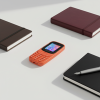 Teléfono para Personas Mayores, Teléfono Simple Ipro, Teléfonos Móviles de Bajo Precio, Diseño Moderno, Doble Tarjeta SIM, Pantalla LCD de 1.77 Pulgadas, Batería de 500-999 mAh, A21