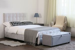 Industrial Multifunctional Shoe Storage Shelf Bench Box Bed End <strong>Stool</strong> Living Room Furniture Home <strong>Stool</strong> &amp; Ottoman Modern Fabric - Product Image 3