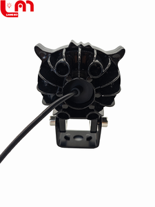 Vente chaude phares de moto modifiés feux de conduite blancs et jaunes projecteurs <span class=keywords><strong>LED</strong></span> hibou épais bicolores - Product Image 3