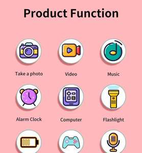 Flip Screen Kids <b>Digital</b> <b>Camera</b> Rotatable Lens Full HD Recording Filter Function Holiday Play Gift <b>Camera</b> For Teens Boys Girls - Product Image 6