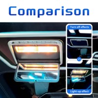 Miroir de maquillage LED portable pour van, pour W447 V250 V260 Vito V-Class, accessoires intérieurs de voiture