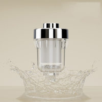 Mini-filtre à eau universel en ligne, coque transparente, cartouche en coton PP pour chauffe-eau et robinet de salle de bain