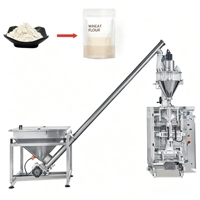 Machine de remplissage verticale entièrement automatique pour poudre protéinée, sucre, gingembre, sachets, et bâtonnets de café, et pour le remplissage de farine sèche