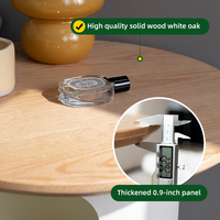 Table basse multifonctionnelle en bois massif de style nordique moderne, convertible en cage pour chat, canapé pour animaux de compagnie et table d'appoint, mobilier interactif pour propriétaires de chats et chats