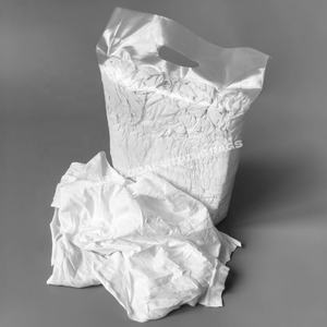 Chiffons industriels blancs en coton 100% haute absorption pour le nettoyage d'huile et d'essence X pour le nettoyage - Product Image 1