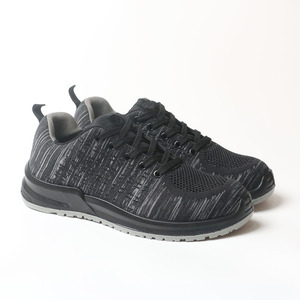 Fabricante de zapatos de seguridad personalizados de fábrica para los hombres punta de acero Anti Smashing antideslizante antiestático malla ligera al por mayor - Product Image 1