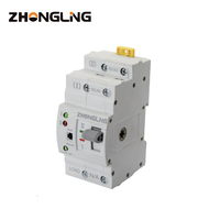 TONGOU TOATS-2-4-63 Contrôleur de commutation automatique (ATS) monophasé 220V, inverseur de source double alimentation, interrupteur sur rail DIN 63A 4P