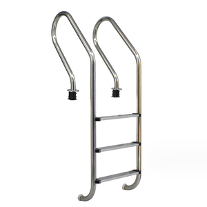 Accesorios para <span class=keywords><strong>piscinas</strong></span> Venta caliente escalera <span class=keywords><strong>de</strong></span> <span class=keywords><strong>acero</strong></span> inoxidable precio sobre el suelo escalera <span class=keywords><strong>de</strong></span> aluminio <span class=keywords><strong>de</strong></span> 3 escalones para piscina - Product Image 4