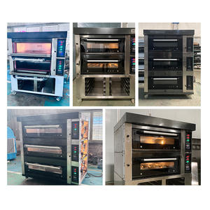 4-परतें 20-ट्रे डीलक्स गैस डेक ओवन वाणिज्यिक ओवन इलेक्ट्रिक केक/रोटी और पिज्जा बेकिंग उपकरण के लिए - Product Image 6