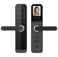 Cerradura inteligente Sinon Tuya Wifi y TTLOCK con Apple Homekit Alexa Google Home OEM ODM Siri Smart Home Cerradura de puerta de madera