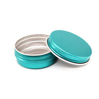 Pot de rangement cosmétique en aluminium rechargeable 15ml 30ml 50ml 60ml 100ml 150ml, noir mat et doré, avec couvercle à vis, pour bougies