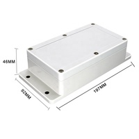 Boîtier de puissance électrique en plastique résistant aux intempéries Ip65 Boîtier de personnalisation Montage mural Matériau ABS Boîtier électronique extérieur
