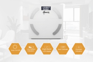 Cân Thông Minh Cân Đo Mỡ Cơ Thể Cân Điện Tử Kỹ Thuật Số Với BMI Cân Đo Mỡ Cơ Thể Cân Trọng Lượng Kính - Product Image 3