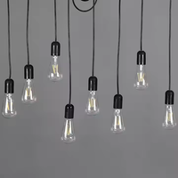 Décoration de fête et de mariage moderne de bonne qualité, ampoule lumineuse suspendue, luminaire LED suspendu AC IP65, directement de l'usine
