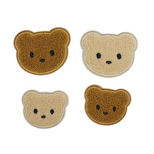 Patch brodé personnalisé en peluche avec autocollant à crochets et support thermocollant, patch brodé en chenille pour T-shirts, chapeaux, sacs, décoration DIY - Product Image 1
