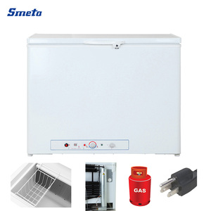 Top Couvercle Ouvert 200L <span class=keywords><strong>Propane</strong></span> Gpl Gaz Profonde Congélateur avec Panier et <span class=keywords><strong>Cube</strong></span> <span class=keywords><strong>De</strong></span> Glace pour la Vente - Product Image 2