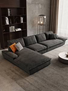 Duffy người đàn ông chèo thuyền sofa phi tần kết hợp phong cách Ý tối giản phong cách kem hình chữ L rộng ngồi sâu vải xốp nhỏ - Product Image 1